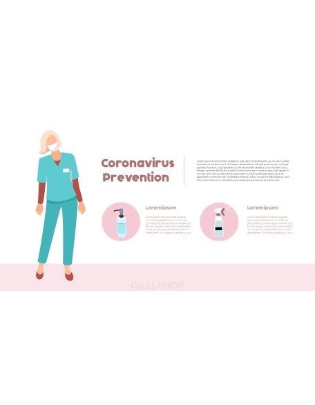 Post-Coronavirus World -  Social Distancing Simple PowerPoint Template Design