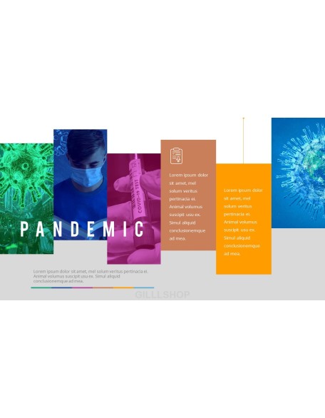 The Age of Pandemic company profile template design