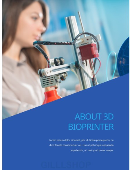 3D Bioprinter PowerPoint Theme