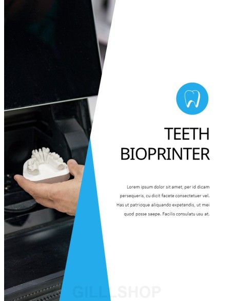 3D Bioprinter PowerPoint Theme