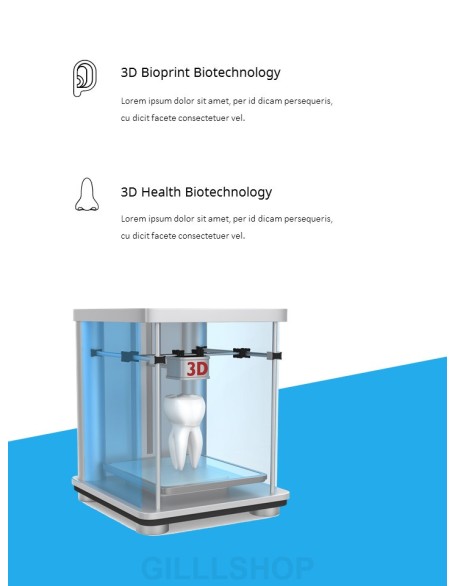 3D Bioprinter PowerPoint Theme