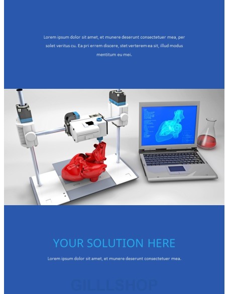 3D Bioprinter PowerPoint Theme