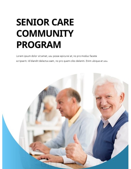 Senior Care Service PPT Model