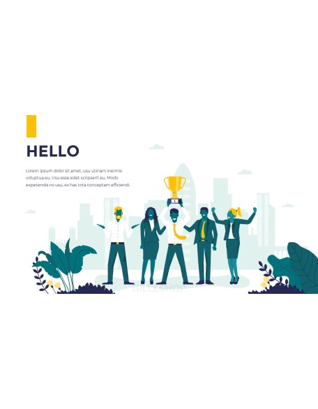 Business Pitch Deck Slides PPT Templates Design
