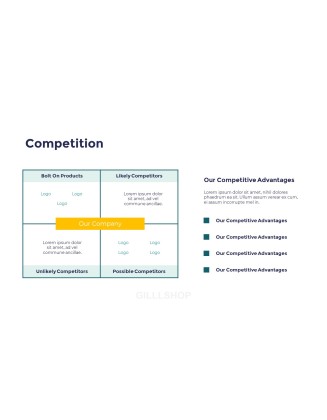 Business Pitch Deck Slides PPT Templates Design