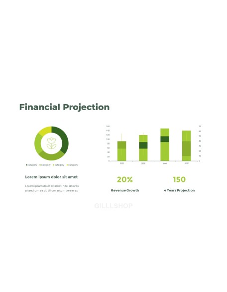 Green Business PPT PowerPoint Table of Contents