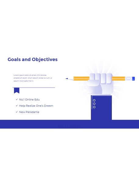 Online Education Pitch deck Design Presentation Templates Design