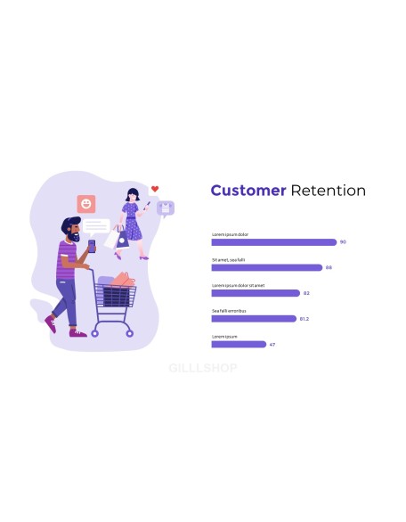 Mobile Shopping Service premium PowerPoint Templates