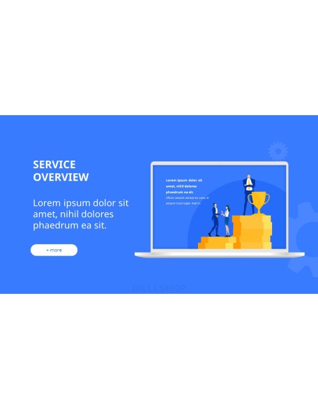 Blue Pitch Deck Template Design Presentation Templates