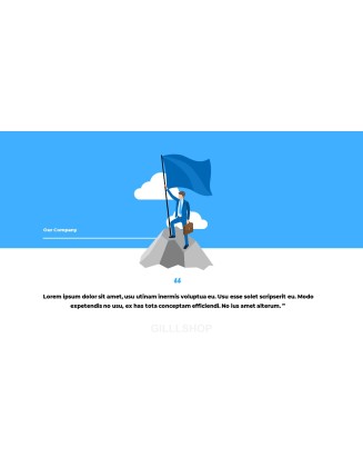 Blue Business Illustration Pitch Deck Business PowerPoint Templates