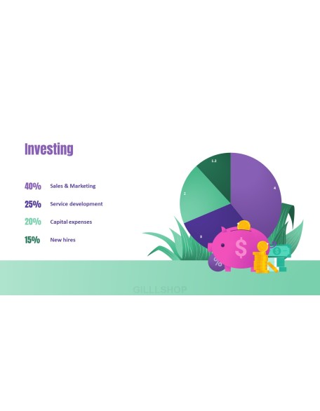 Pitch Deck Template for Investment powerpoint template