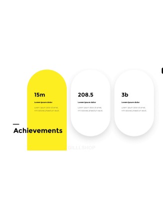 Line Business Illustration Pitch Deck Theme Presentation Templates