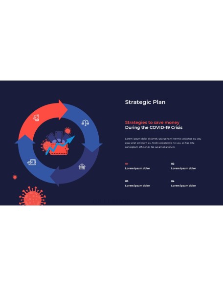 Covid 19 Economic Impact Presentation Template slide powerpoint