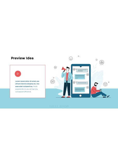 Business Plan Illustration Pitch Deck Design Slide Presentation