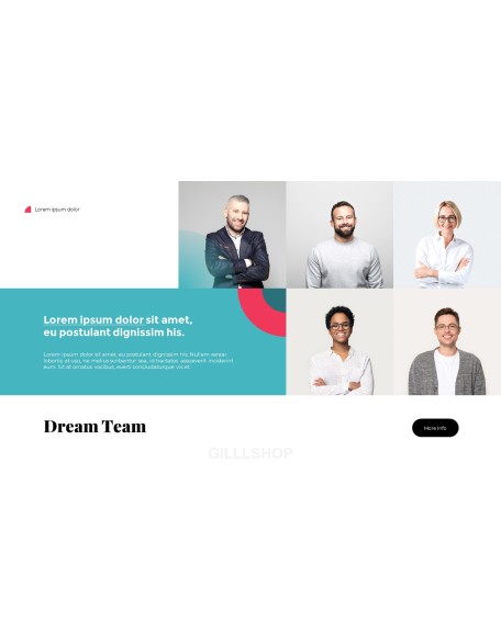 Business Project Geometric Design Deck Template powerpoint design free