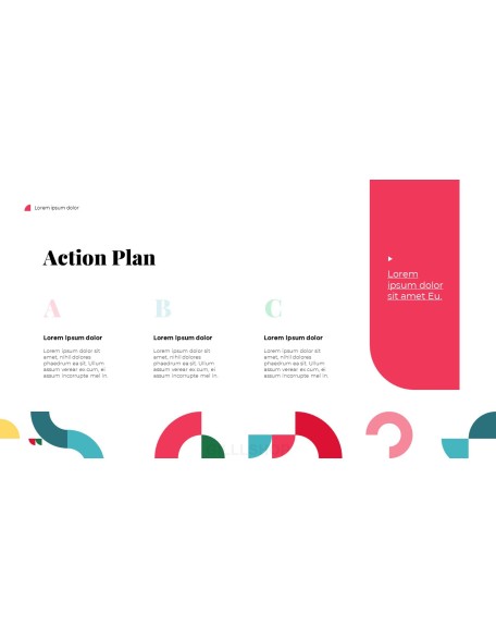 Business Project Geometric Design Deck Template powerpoint design free