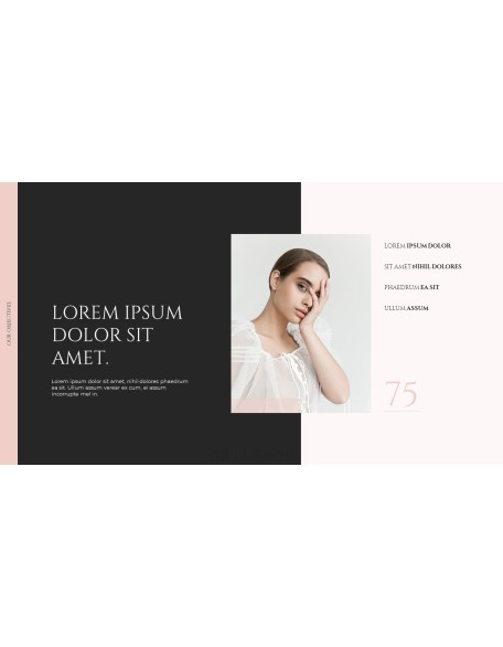 Brand Project Strategy Simple PowerPoint Template Design