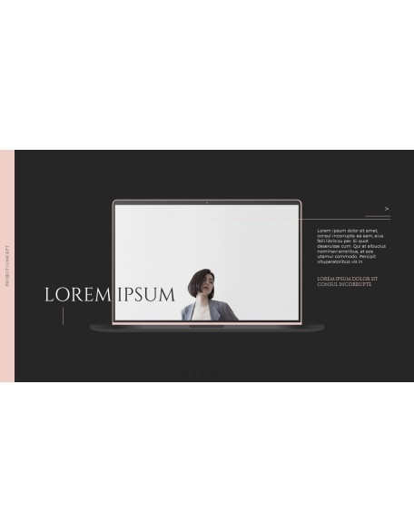 Brand Project Strategy Simple PowerPoint Template Design