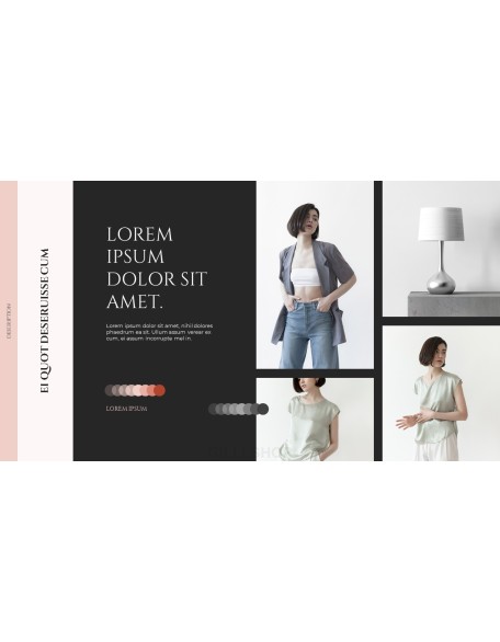 Brand Project Strategy Simple PowerPoint Template Design