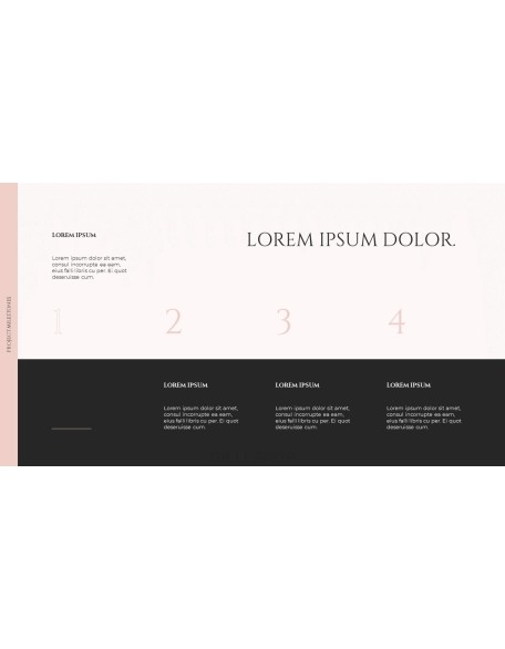Brand Project Strategy Simple PowerPoint Template Design