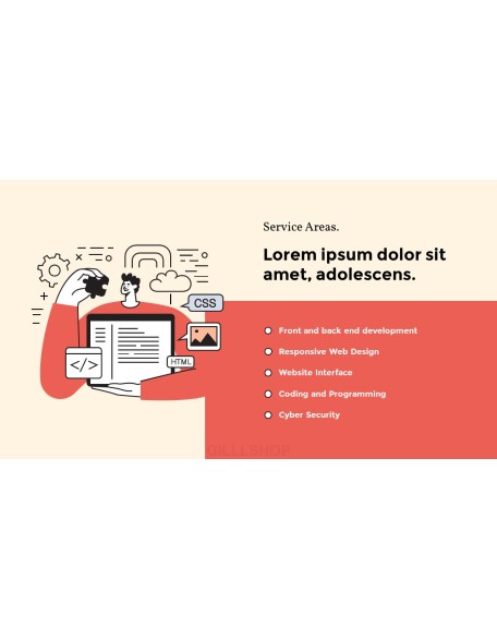 Mobile App & Web Development Agency company profile template design