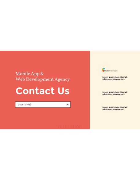 Mobile App & Web Development Agency company profile template design