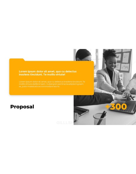 Folder Object Pitch Deck Background PowerPoint