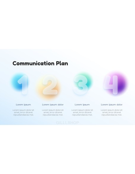 Glassmorphism Concept Pitch Deck PowerPoint Presentation Design