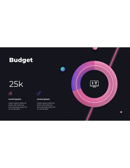 Futuristic Neon Concept Pitch Deck best presentation template