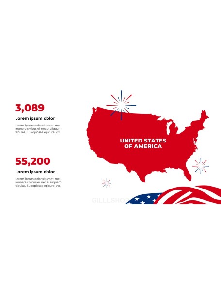 4th of July Independence Day PowerPoint Layout