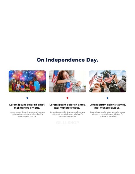 4th of July Independence Day PowerPoint Layout