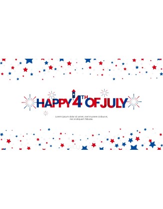 4th of July Independence Day PowerPoint Layout