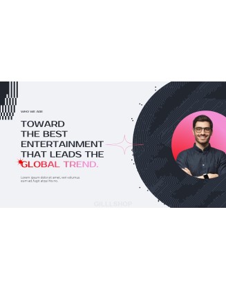 Entertainment Pitch Deck template
