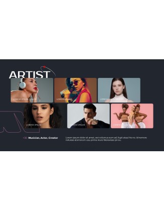Entertainment Pitch Deck template