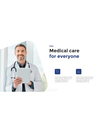 Online Medical Consultation pitch deck template