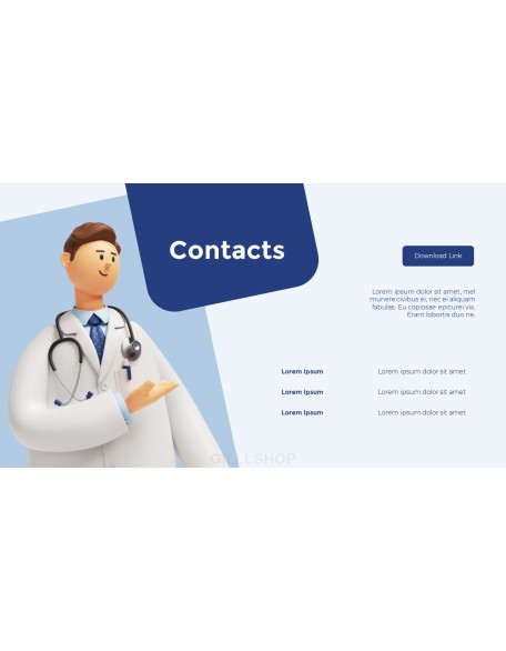 Online Medical Consultation pitch deck template