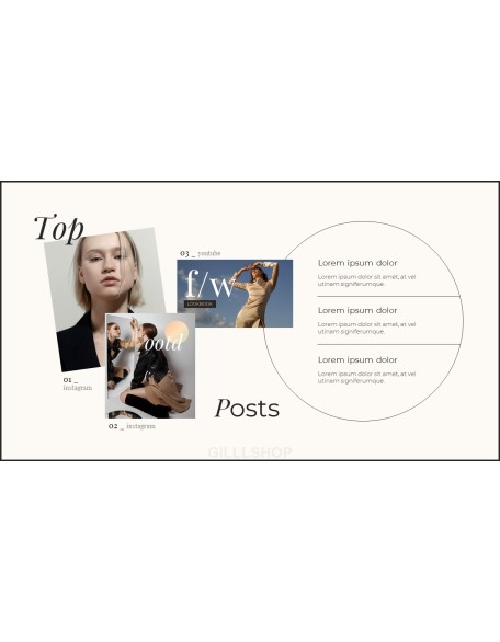 Social Media Report Business plan PPT Templates