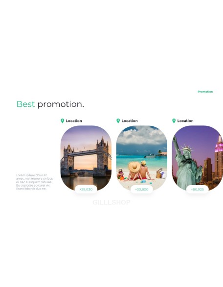 Travel Guide App history powerpoint template