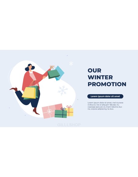 Winter Season Sale Business plan PPT Templates