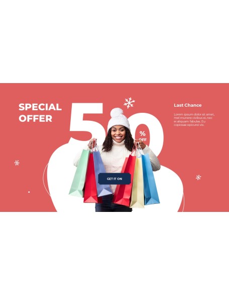 Winter Season Sale Business plan PPT Templates