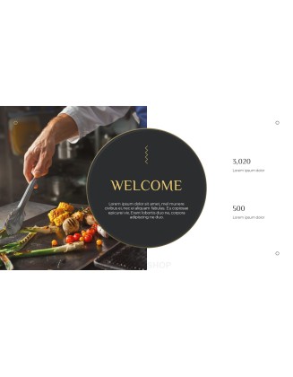 Luxury Restaurant Brand business ppt presentation