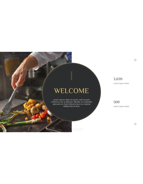 Luxury Restaurant Brand business ppt presentation
