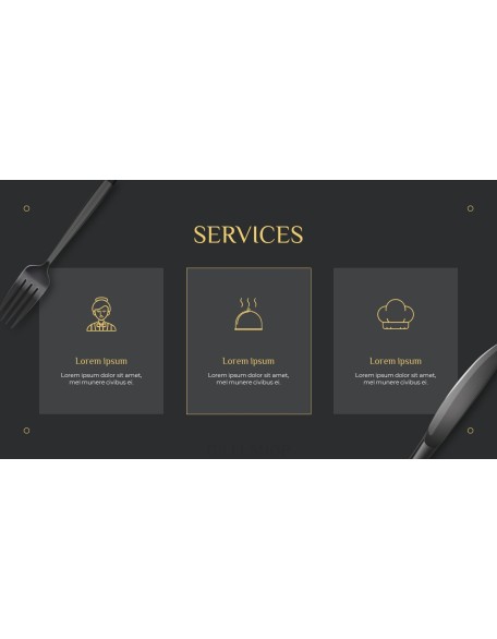 Luxury Restaurant Brand business ppt presentation