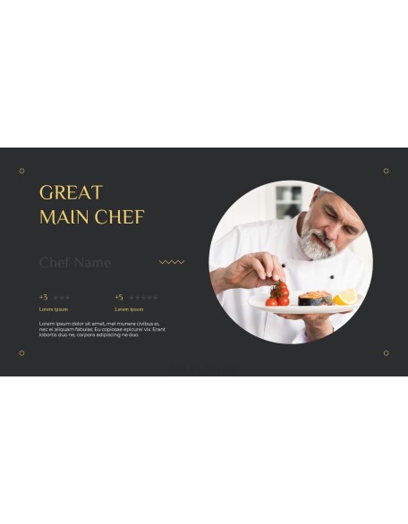 Luxury Restaurant Brand business ppt presentation