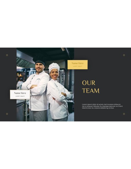 Luxury Restaurant Brand business ppt presentation