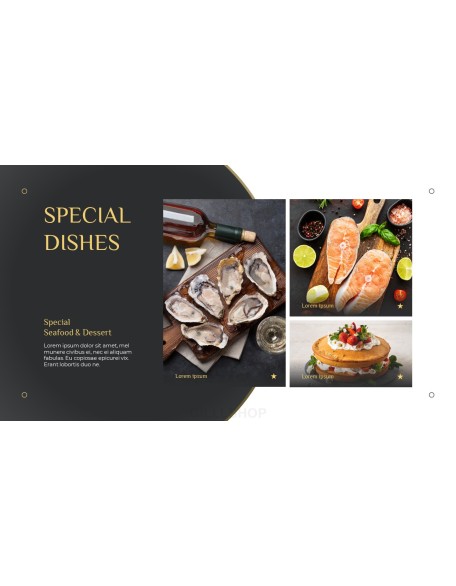 Luxury Restaurant Brand business ppt presentation