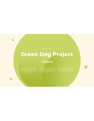 Green Day Project Presentation PPT