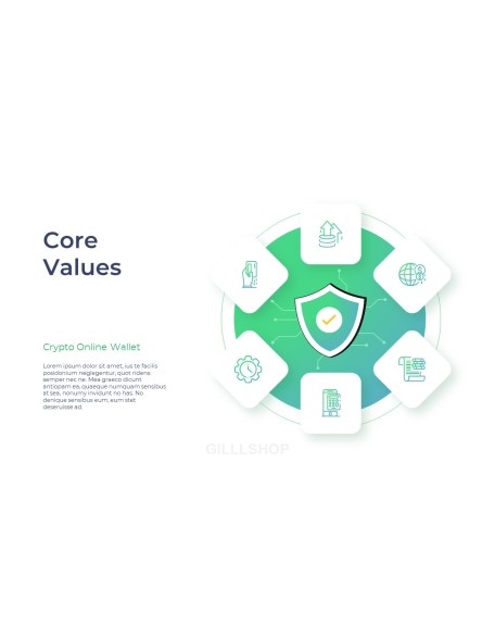 Crypto Investments minimalist powerpoint template