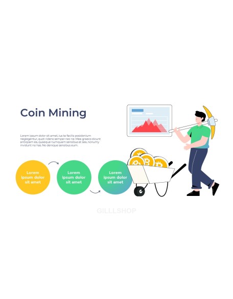 Crypto Investments minimalist powerpoint template