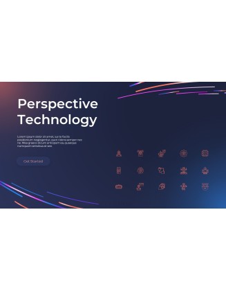 Perspective Technology presentation template ppt powerpoint